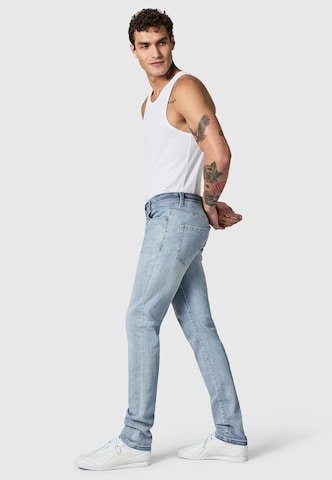 Coupe slim Jean 'Mailand' Peak Time en bleu