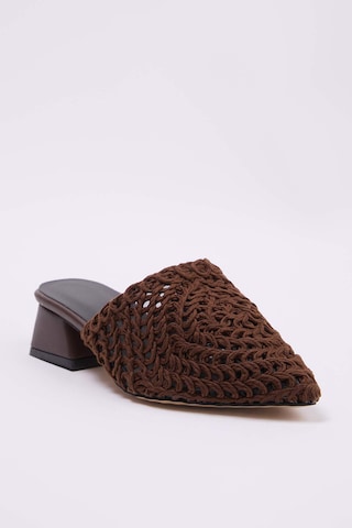 Mule Trendyol en marron