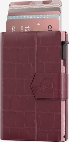 Prowallet Wallet 'Pasjeshouder Plus Croco' in Red: front