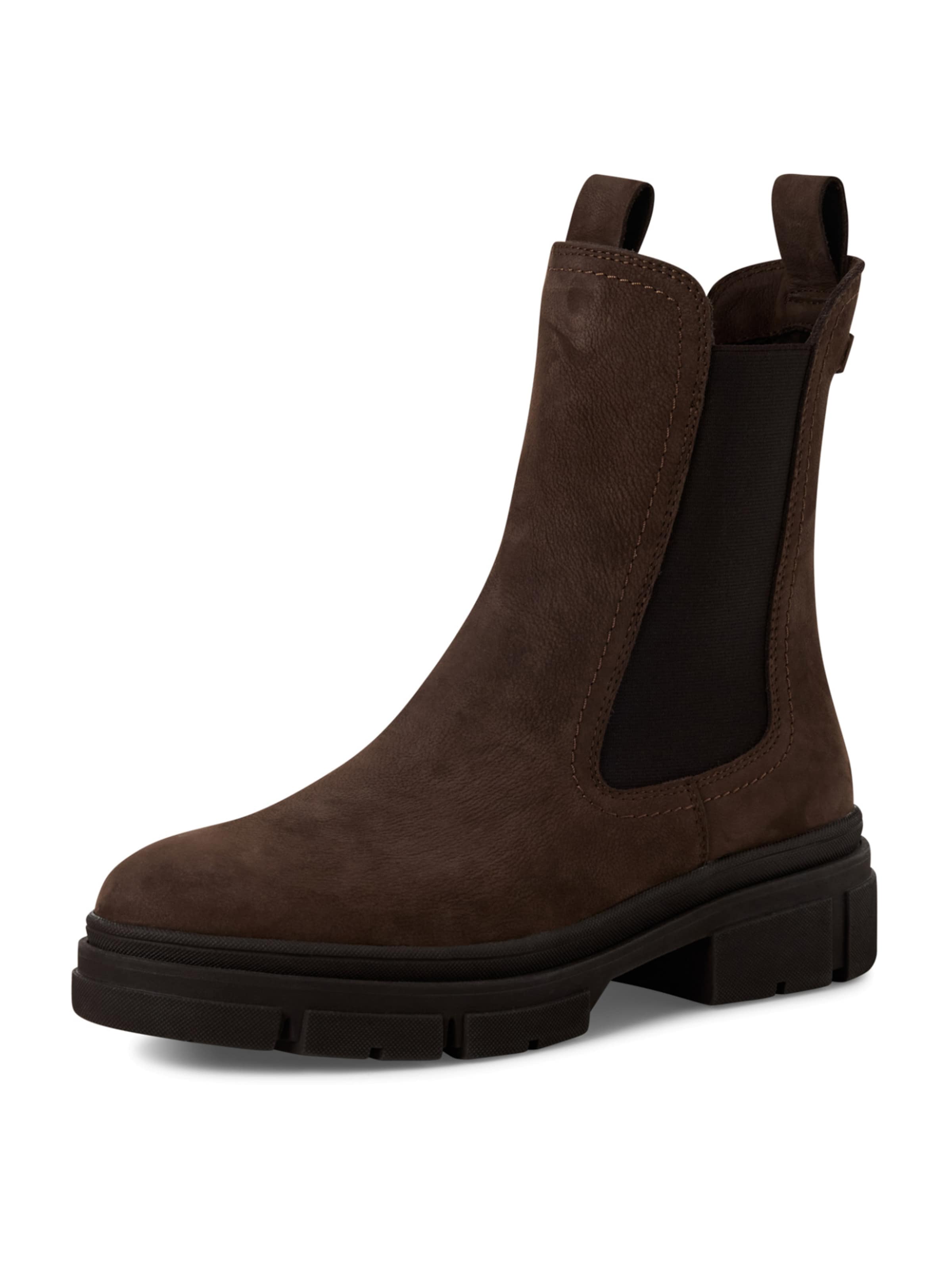 Tamaris Chelsea Boots in Brown: front