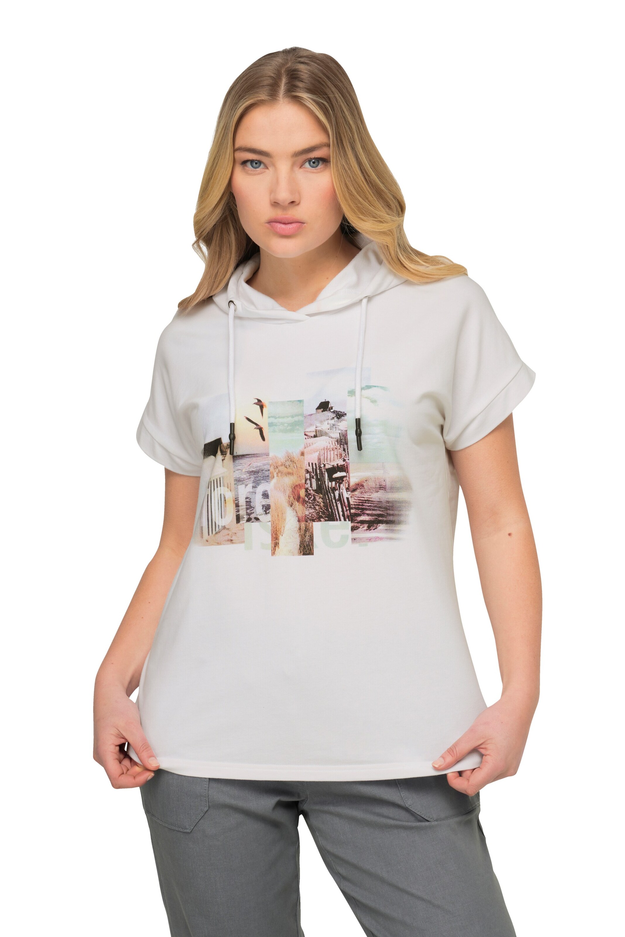 LAURASØN Shirt in Wit: voorkant