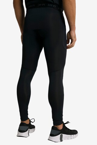 JAY-PI Skinny Sporthose in Schwarz