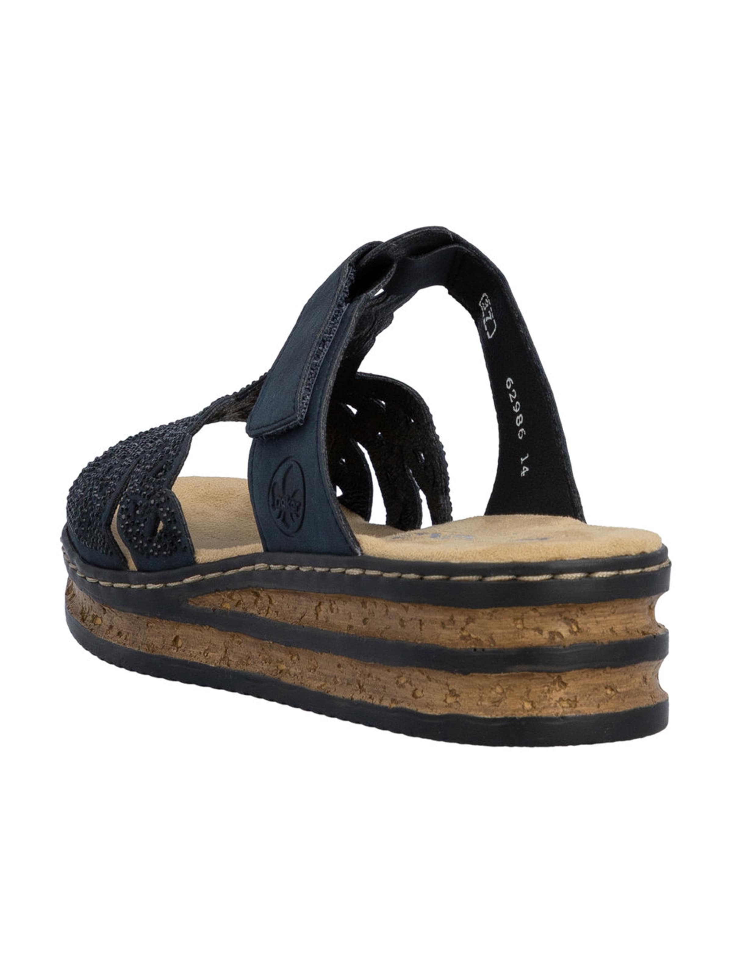 Rieker Pantofle – modrá