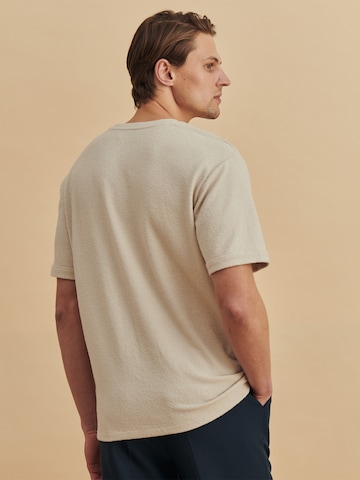 DAN FOX APPAREL TShirt 'Nils' in Beige