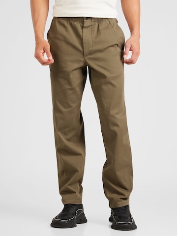 Regular Pantalon 'Ezra' NORSE PROJECTS en vert : devant