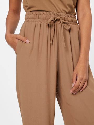 OPUS Loose fit Trousers 'Mikali' in Brown
