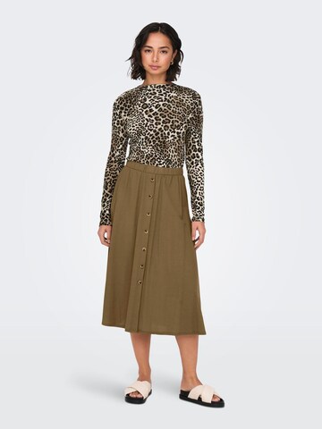 JDY Shirt 'SVAN' in Brown