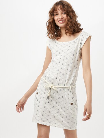Ragwear Kleid 'Marina' in Weiß: Vorderseite