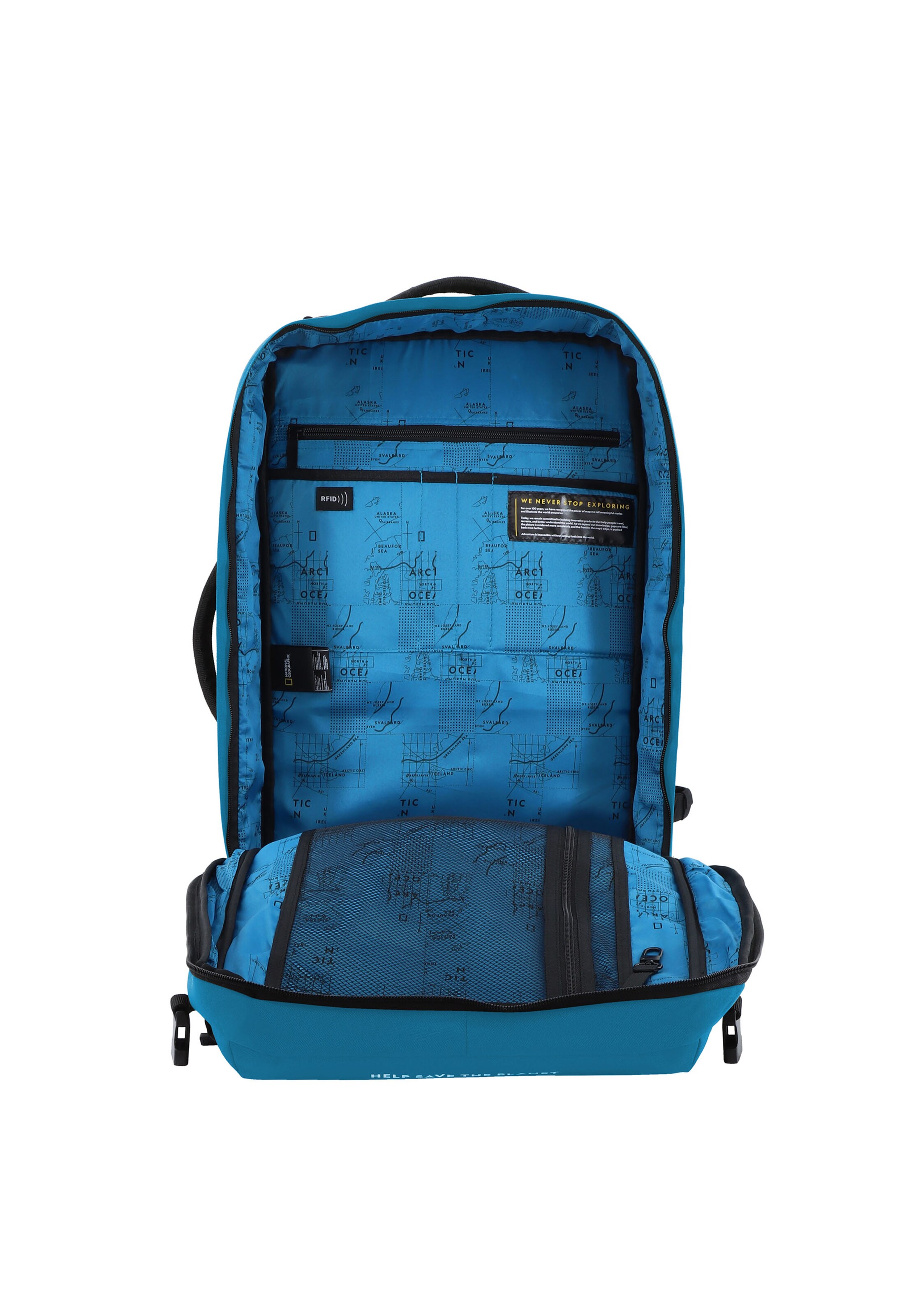 National Geographic Rucksack 'OCEAN' in Blau