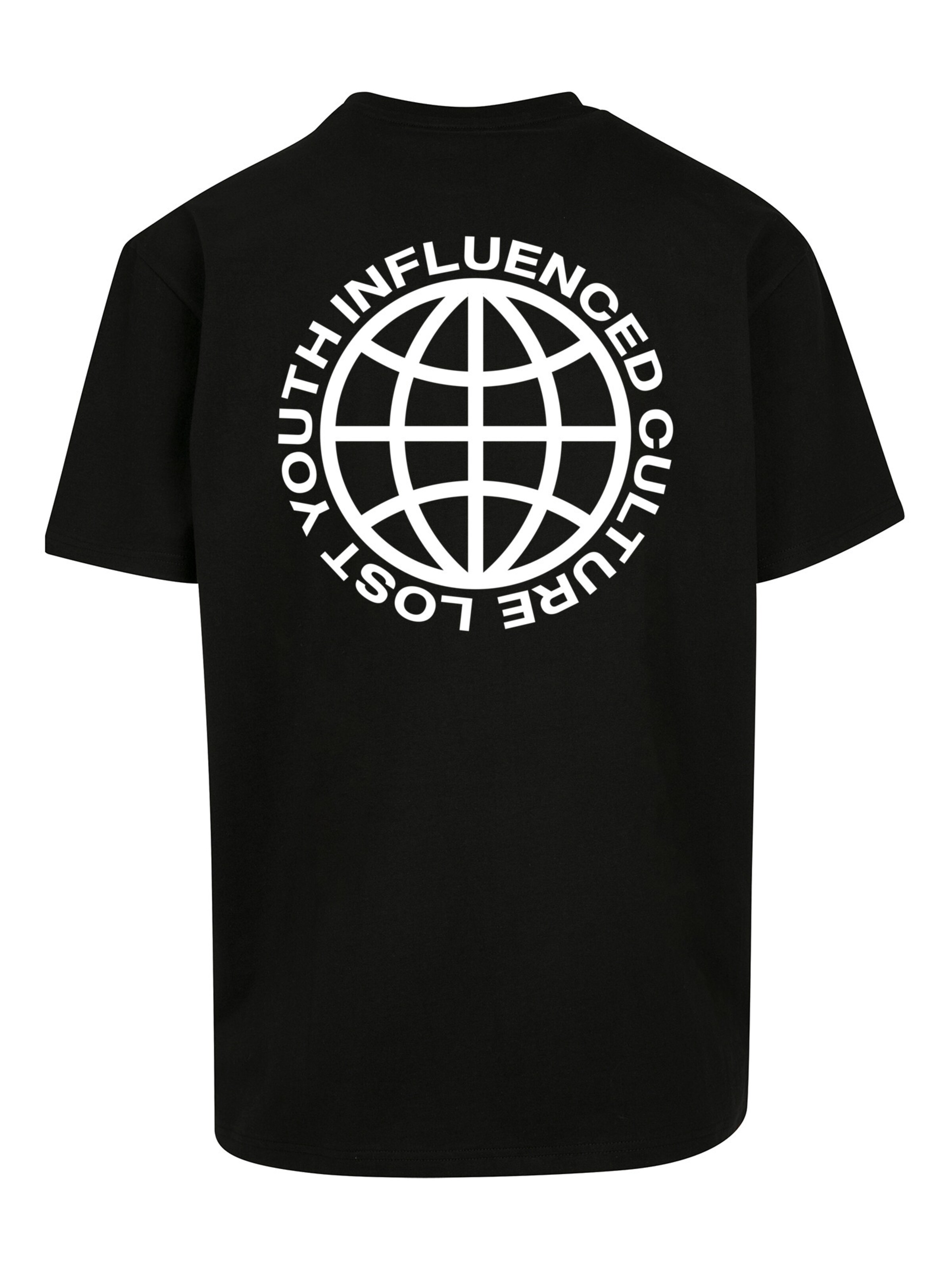 Lost Youth Póló 'Influenced' - fekete