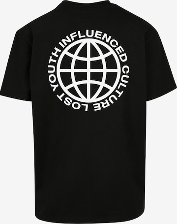 T-Shirt 'Influenced' Lost Youth en noir
