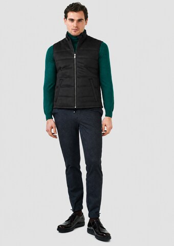 PIERRE CARDIN Weste in Schwarz