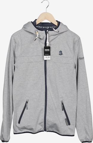 Schmuddelwedda Kapuzenpullover M in Grau: Vorderseite