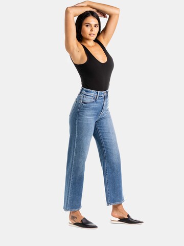 Articles of Society Wide Leg Jeans 'Midtown' in Blau