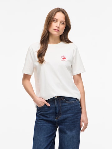 VILA Shirt 'VISYBILLA BISOU' in White: front