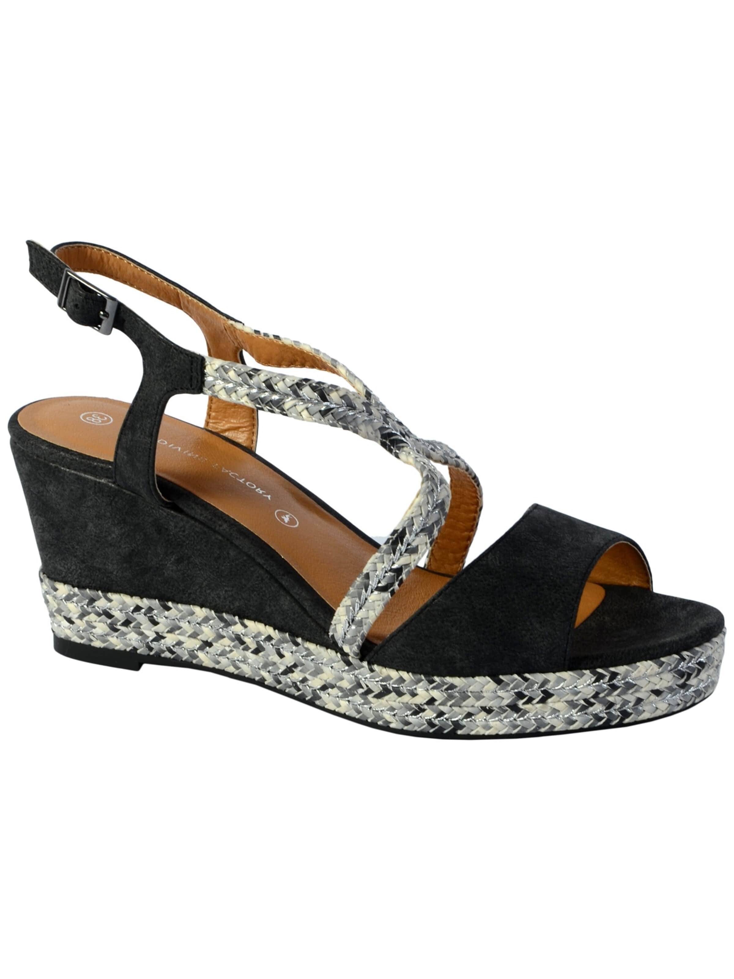 Sandales The Divine Factory en noir
