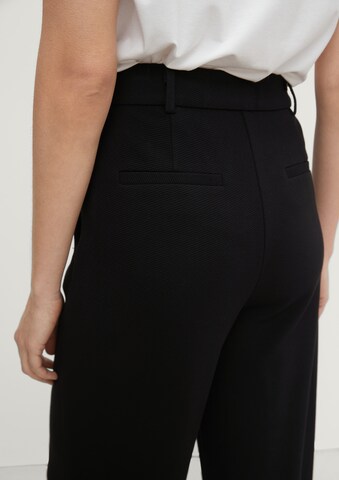 COMMA Wide leg Broek in Zwart