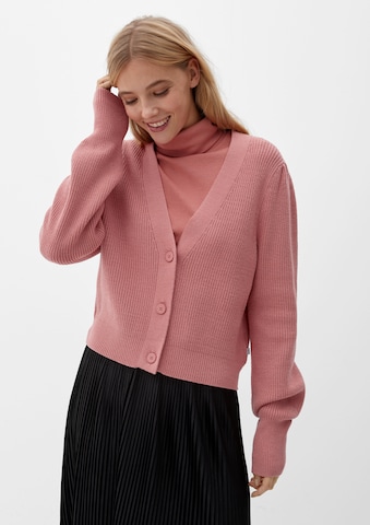 QS Strickjacke in Pink