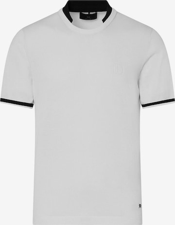 Liu Jo Koszulka 'LIU JO UOMO MAGLIA CHIUSA M/C T-SHIRT' w kolorze biały: przód