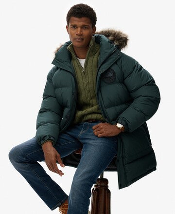 Superdry & Co Winter Coat 'Everest' in Green
