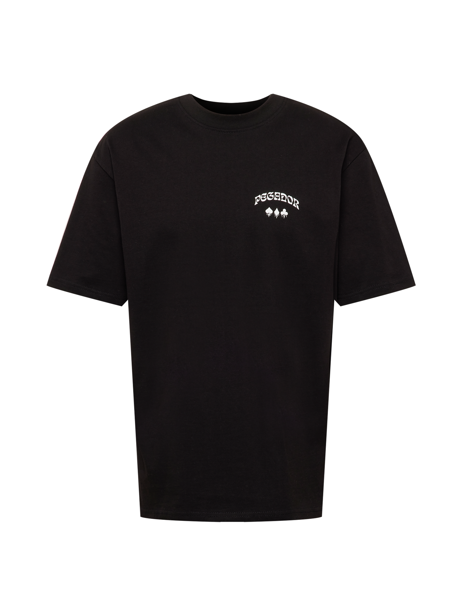Odzież Koszulki Pegador Koszulka FLUSH w kolorze Czarnym 