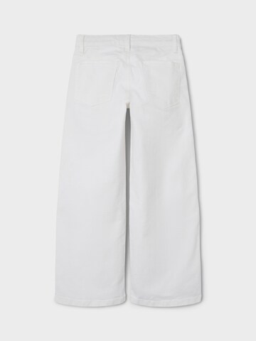 NAME IT Wide leg Jeans 'NKFROSE' in White