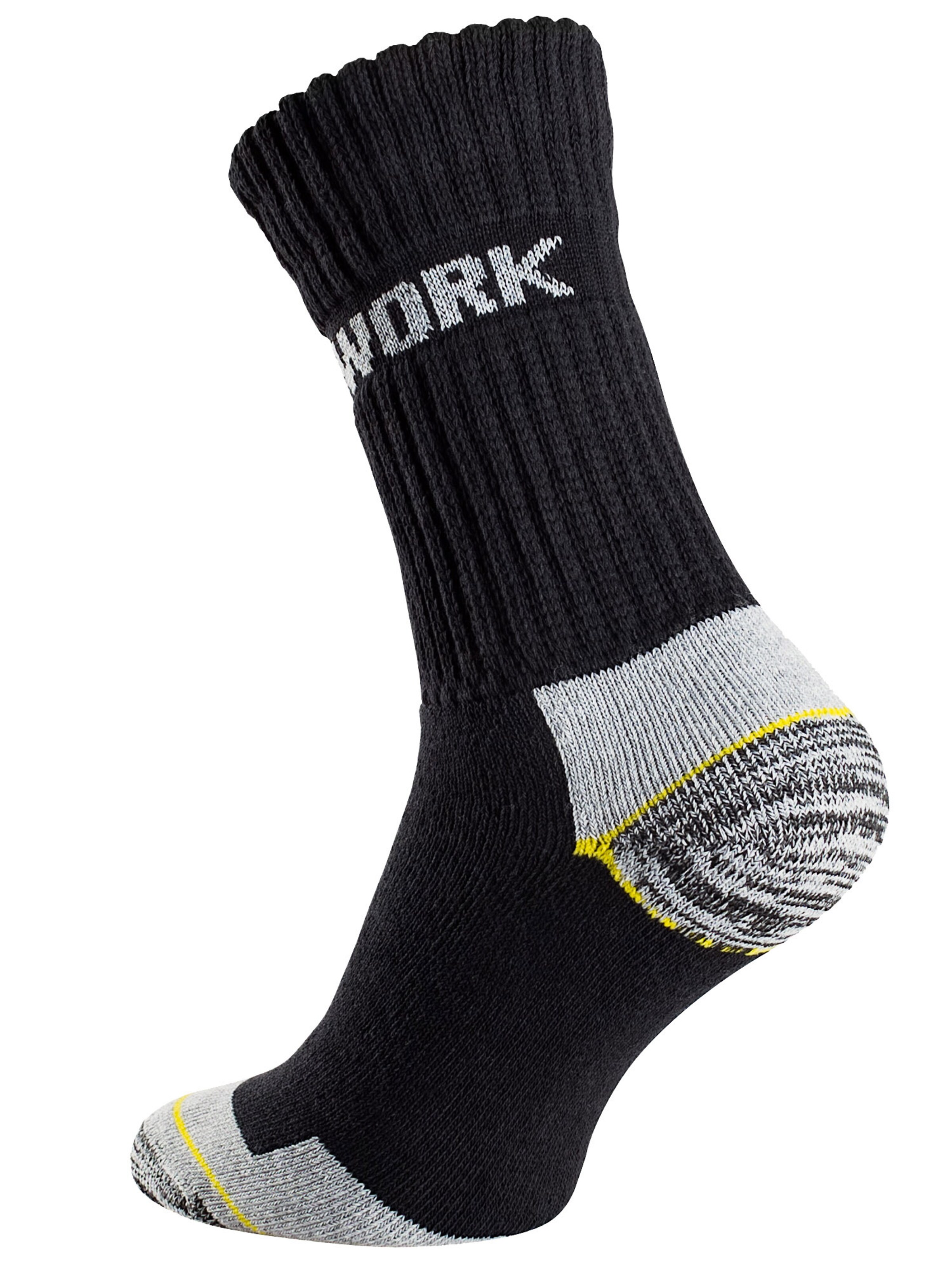 Cotton Prime - Meias 'Work' em preto