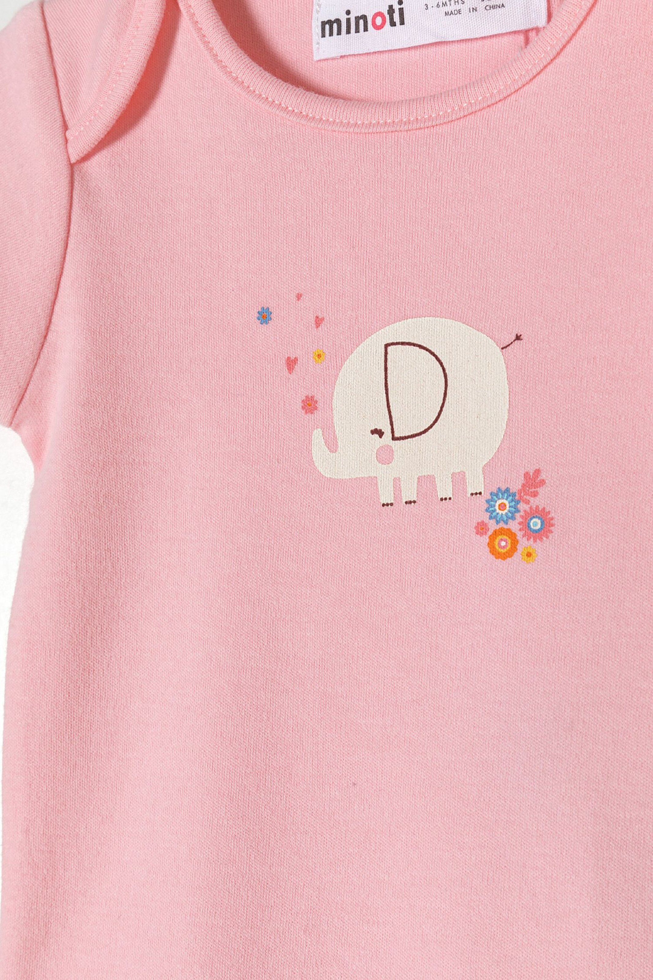 MINOTI Pajac/bodi | roza barva