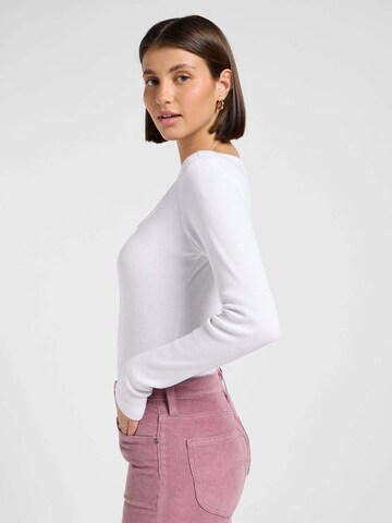 Lee Shirt 'Ls Square Neck' in White