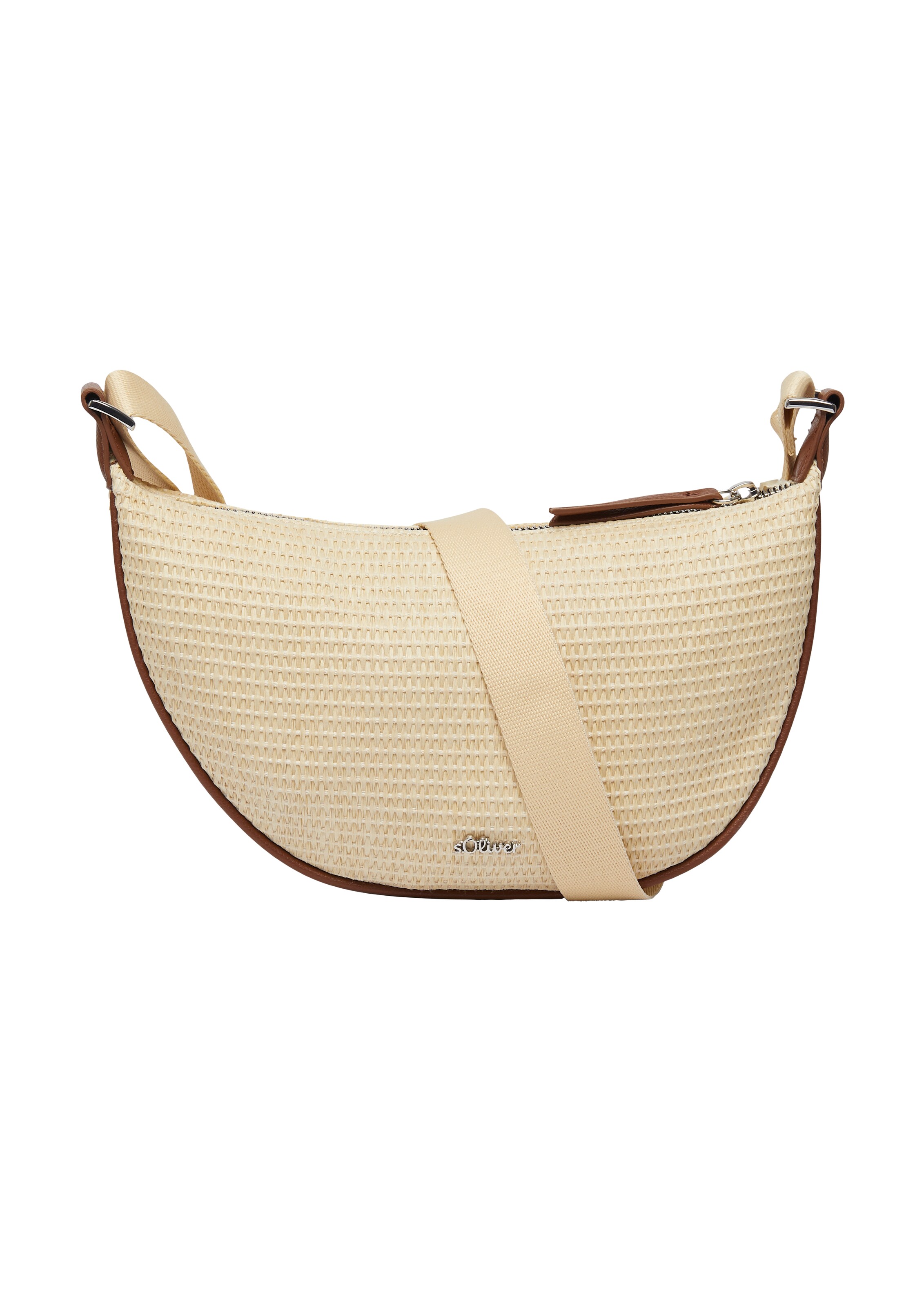 s.Oliver Crossbody Bag in Beige: front