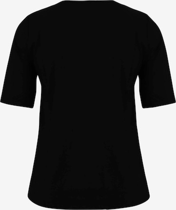 Yoek Shirt 'Lara' in Zwart