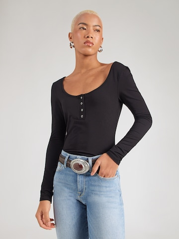 ABOUT YOU Shirt bodysuit 'Josina' in Black: front