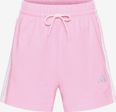 Sportinės kelnės 'Essentials' iš ADIDAS SPORTSWEAR, spalva – rožių spalva / balta, Prekių apžvalga