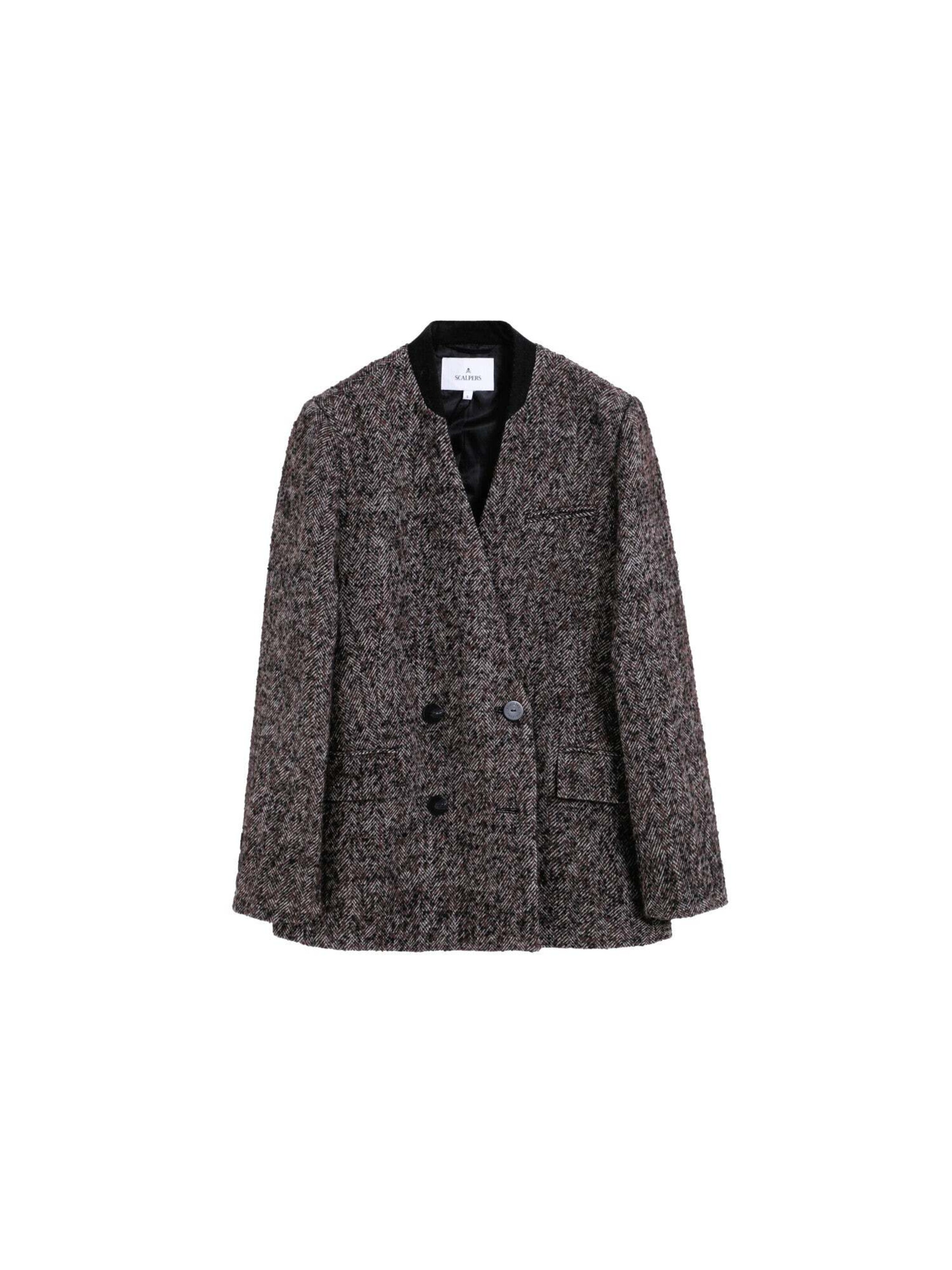 Scalpers Μπλέιζερ 'Scchevest' σε γκρι: μπροστά