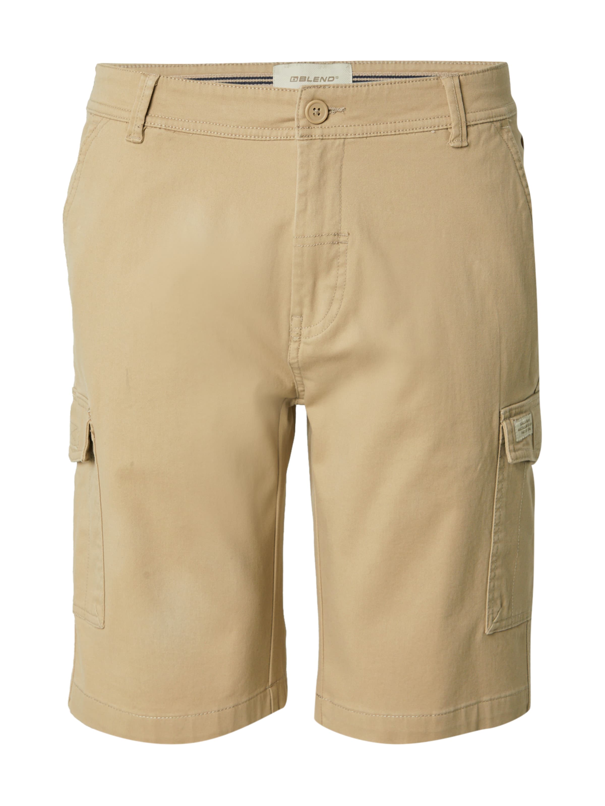 BLEND Regular Cargo Pants 'BHMason' in Beige: front