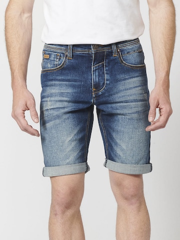 KOROSHI Slimfit Shorts in Blau