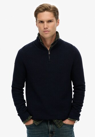 Superdry Trui in Blauw: voorkant