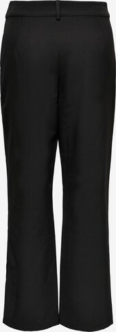 JDY جينز واسع من الأسفل سروايل مثنية مرتبة 'Pen' بلون أسود