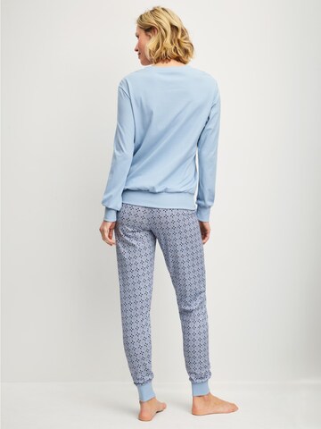 CALIDA Pyjama 'Cotton Special' in Grijs