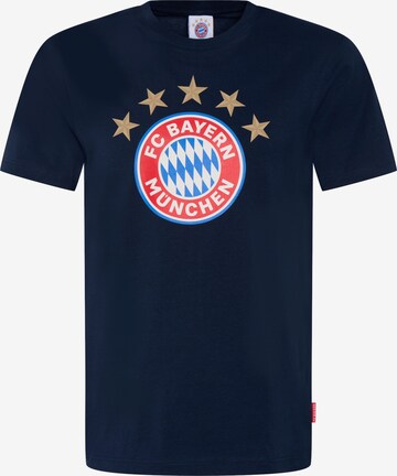 FC BAYERN MÜNCHEN Shirt 'Logo' in Blue: front
