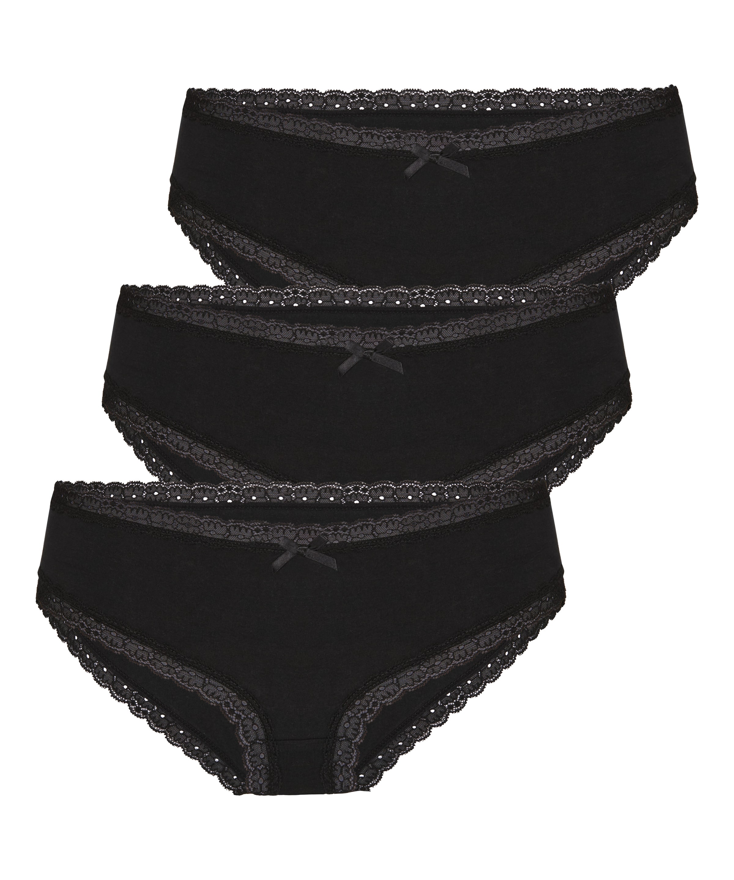 Culotte Hunkemöller en noir : devant
