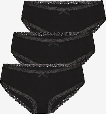 Culotte Hunkemöller en noir : devant