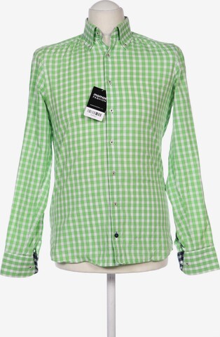 OLYMP Button Up Shirt in S in Green: front