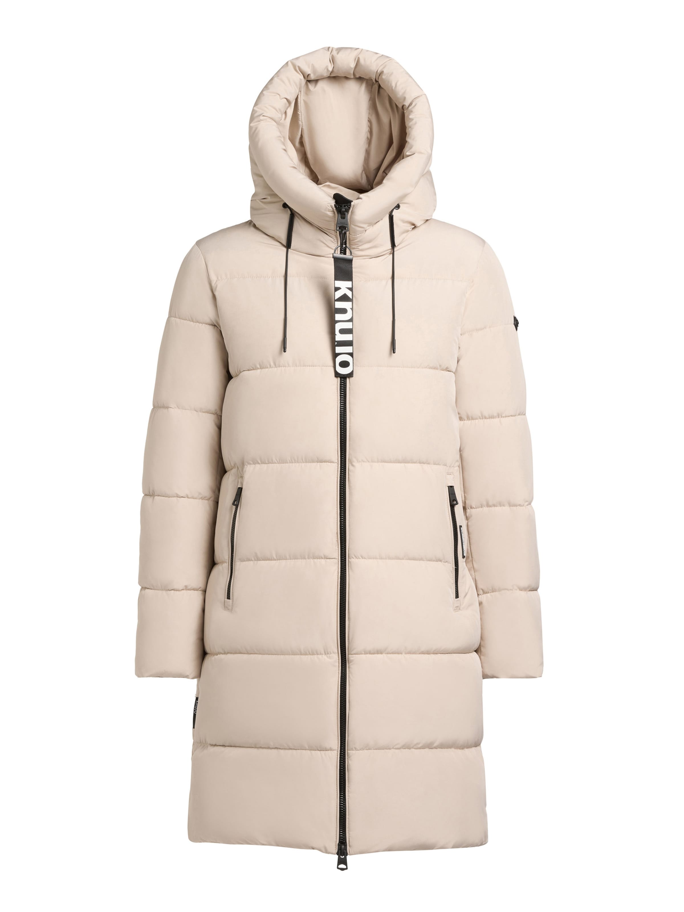 khujo Winter Coat in Beige: front