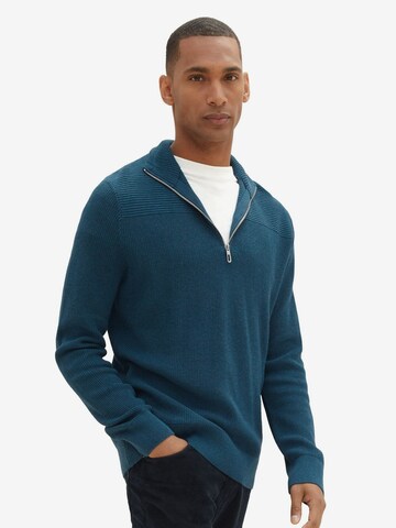 TOM TAILOR Pullover in Blau