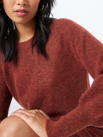 Robes en maille 'LULU' SELECTED FEMME en marron
