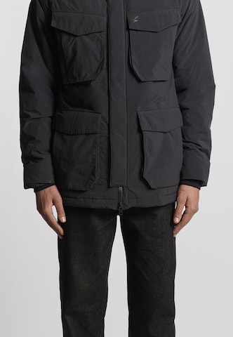 Lyle & Scott Tussenparka in Zwart