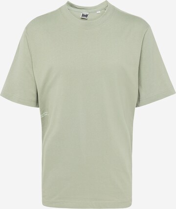 T-Shirt 'SIGNAL' JACK & JONES en vert : devant