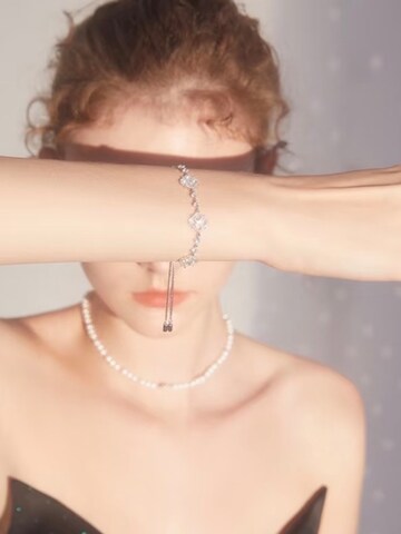 Bracelet 'Clover' LanLivia en argent