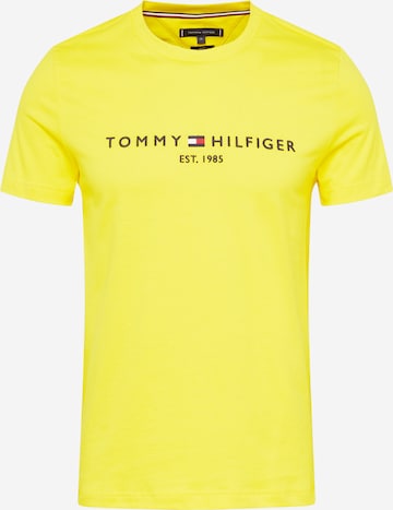 TOMMY HILFIGER Regular fit Shirt in Geel: voorkant